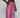 Ira Silk Shantung Pants - Barbie Pink